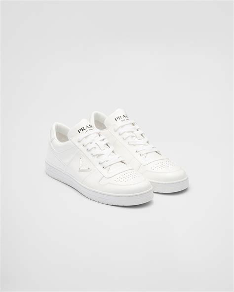 prada sneakers legerprint|White Downtown Patent Leather Sneakers .